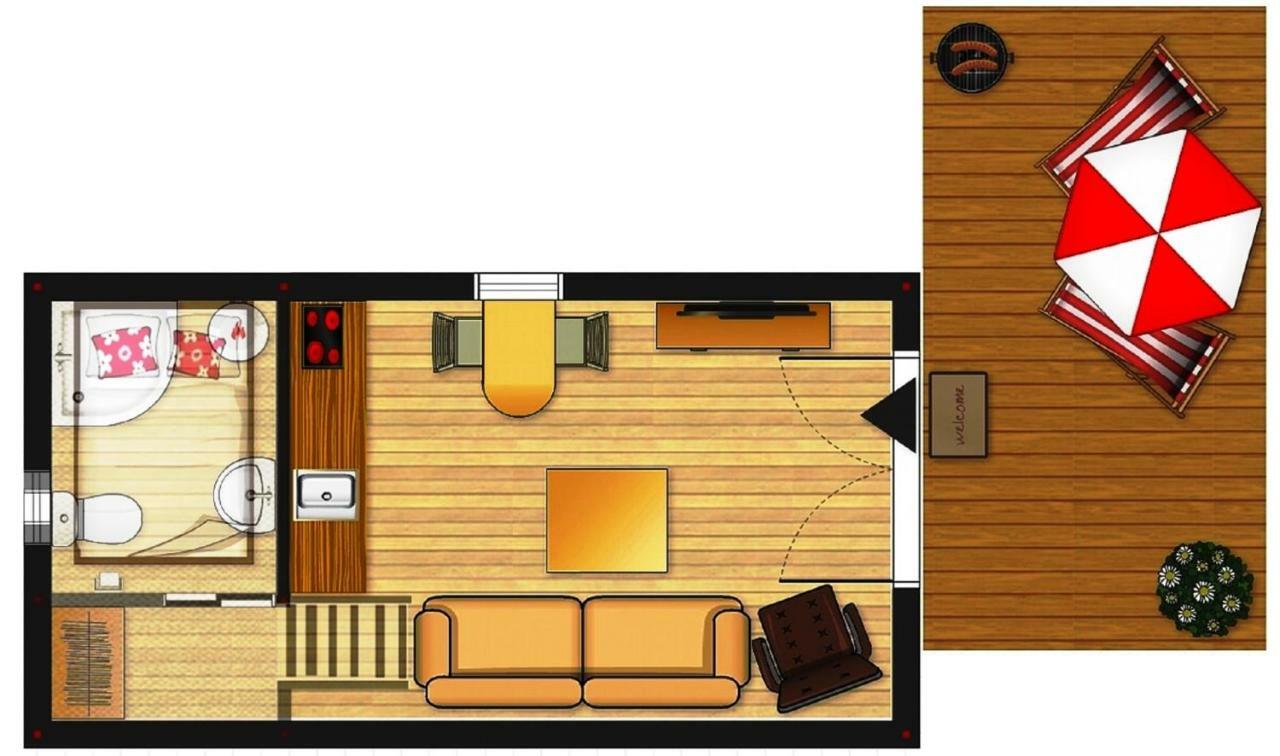 شقة Tiny House Olivia Liptovský Hrádok المظهر الخارجي الصورة